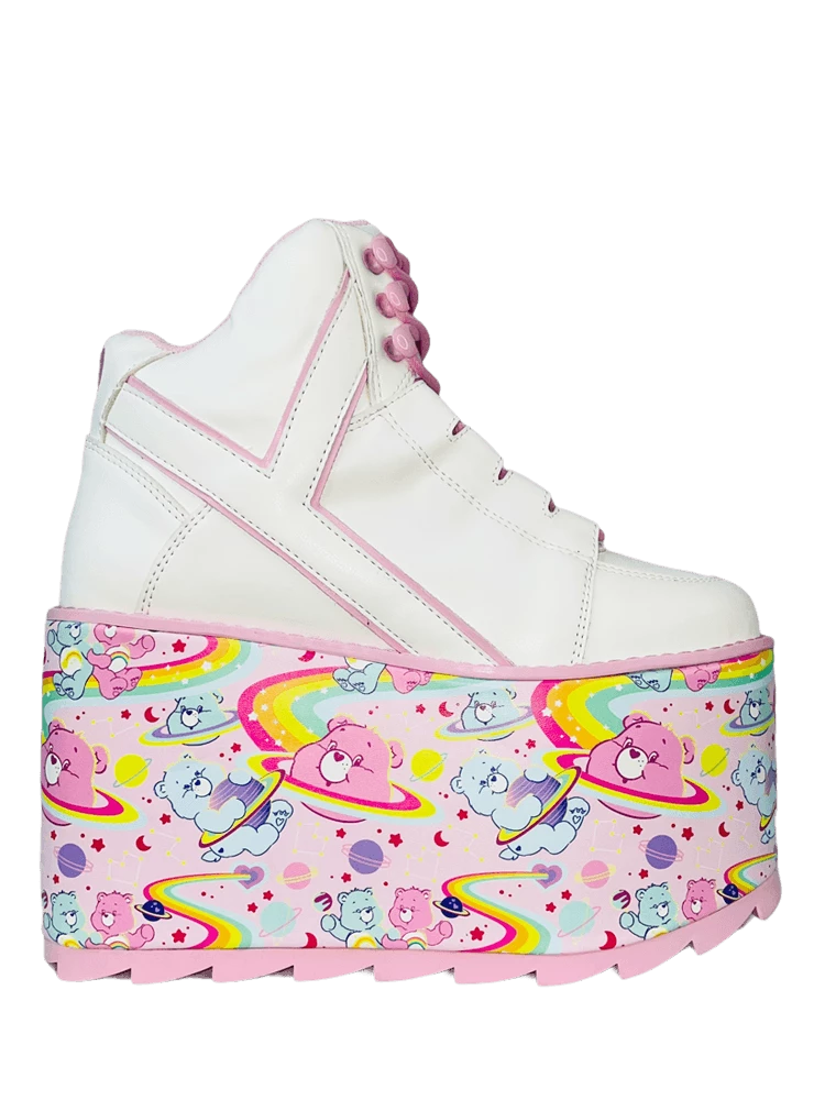 CARE BEARS BY YRU Platforms QOZMO CARE BEARS - WHITE/PINK COSMIC 4 CARE BEARS BY YRU Platforms QOZMO CARE BEARS - WHITE/PINK COSMIC