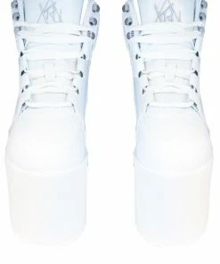 Y R U QOZMO HI WHITE Platforms