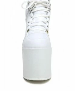 Y R U QOZMO HI WHITE Platforms