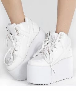 Y R U QOZMO HI WHITE Platforms