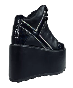 Y R U QOZMO X ALISON WONDERLAND - BLACK Platforms