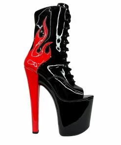 XTRA RUBY FLAME - BLACK/RED Platforms