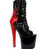 XTRA RUBY FLAME - BLACK/RED Platforms