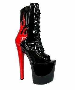 XTRA RUBY FLAME - BLACK/RED Platforms