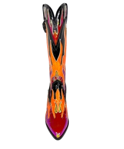 Y R U SPACE COWGIRL FLAME - BLACK/RED Sneakers