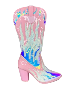 Y R U Sneakers SPACE COWGIRL FLAME - PINK/ATLANTIS