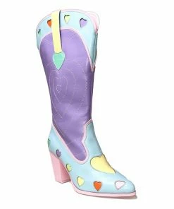 YRU Sneakers SPACE COWGIRL HEART - PASTEL