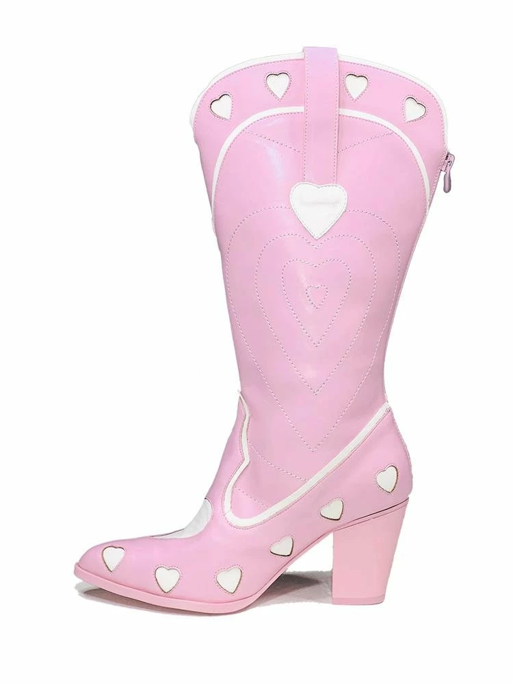 YRU SPACE COWGIRL HEART - PINK Sneakers 6 YRU SPACE COWGIRL HEART - PINK Sneakers
