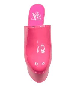 Y R U STARDUST CLOG - HOT PINK PATENT