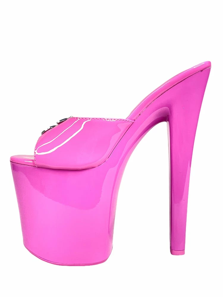 XTRA Platforms SUGAR $ - PINK/SILVER 6 XTRA Platforms SUGAR $ - PINK/SILVER