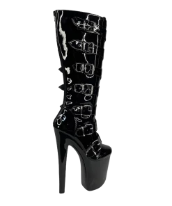 XTRA VIP HUSTLER - BLACK/SILVER Platforms