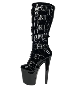 XTRA VIP HUSTLER - BLACK/SILVER Platforms