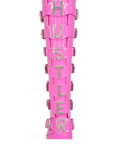XTRA VIP HUSTLER - PINK/SILVER Platforms