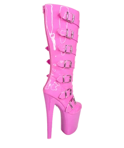 XTRA VIP HUSTLER - PINK/SILVER Platforms