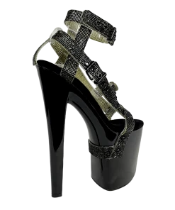 HUSTLER BY XTRA Platforms X QRYSTAL - BLACK