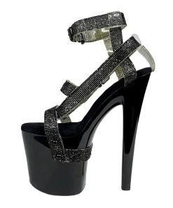 HUSTLER BY XTRA Platforms X QRYSTAL - BLACK