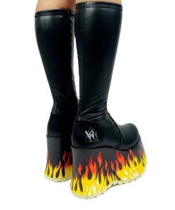 Y R U Platforms ZEN FLAME - BLACK/RED