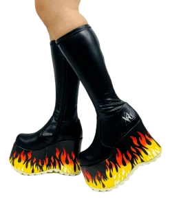 Y R U Platforms ZEN FLAME - BLACK/RED