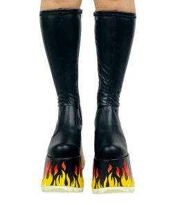 Y R U Platforms ZEN FLAME - BLACK/RED